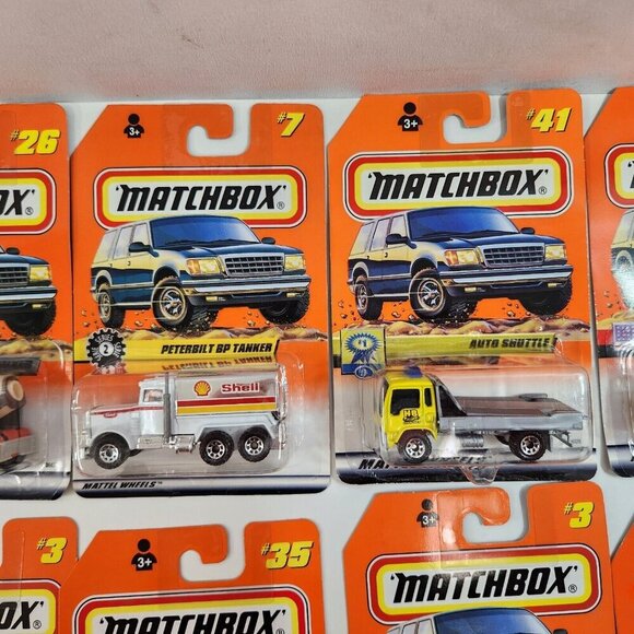 Matchbox Work Trucks Peterbilt Volvo Bedford Tanker Garbage Diecast Cars Lot MOC - Picture 5 of 15